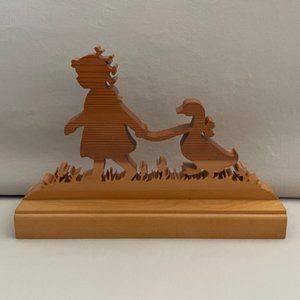 Vintage Decorative Cut Wood Silhouette